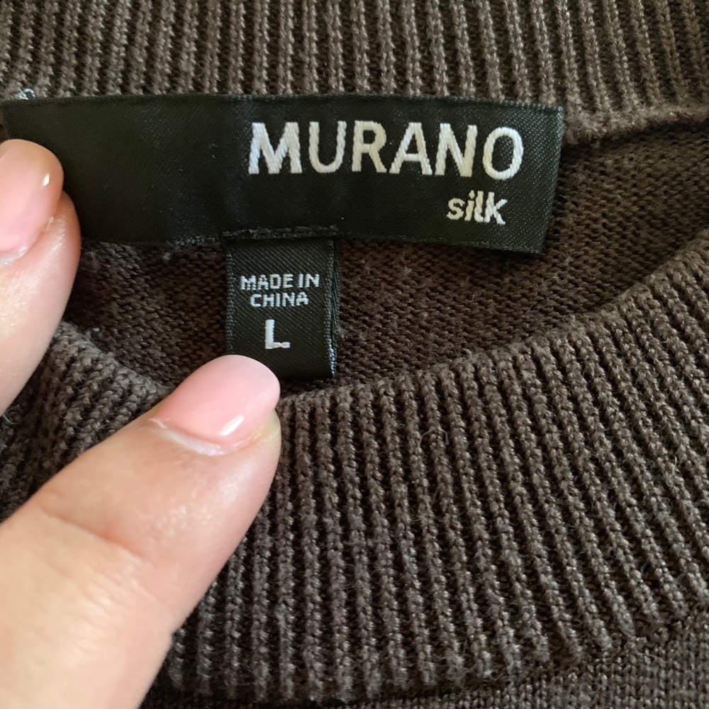 Murano Silk Sweater. Size large.